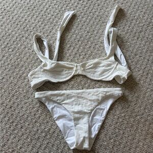 L*Space Nikita Top & Camacho Bikini Bottoms in Seashell Print